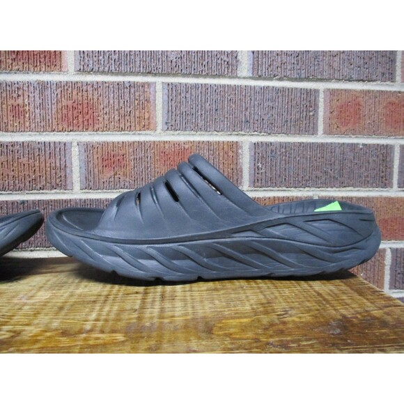 Hoka One One Mens Ora Recovery Slide Sandals Black Sport Shoes Size 10 main image 11